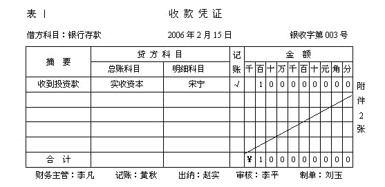 收款凭证